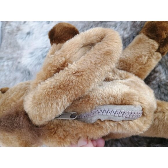 Stuffed Horse‎ Plush Animal Handbag With Zipper By Stella & Max - Picture 7 of 7
